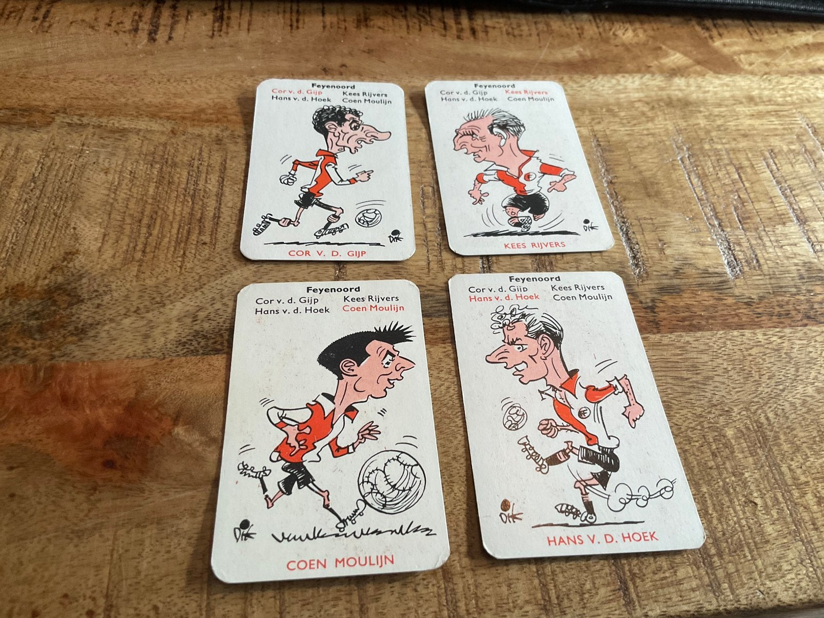 Feyenoord monty 4 x in zeer mooie staat, Verzamelen, Ophalen of Verzenden, Zo goed als nieuw, Feyenoord