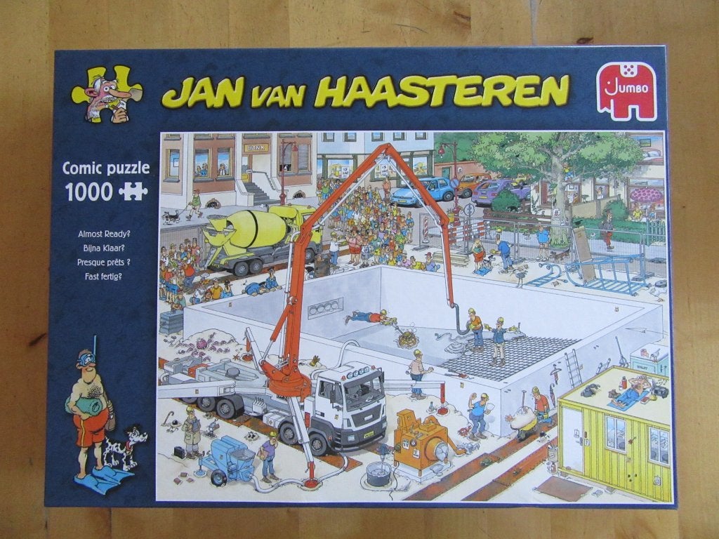 Jan van Haasteren puzzels 1000 stukjes, Hobby en Vrije tijd, Denksport en Puzzels, Ophalen, 500 t/m 1500 stukjes, Zo goed als nieuw