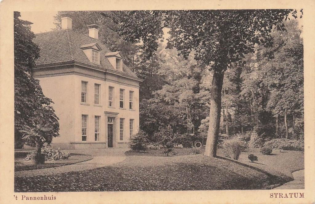 JO458 Stratum 't Pannenhuis Eindhoven 1919, Verzenden, Voor 1920, Gelopen, Noord-Brabant
