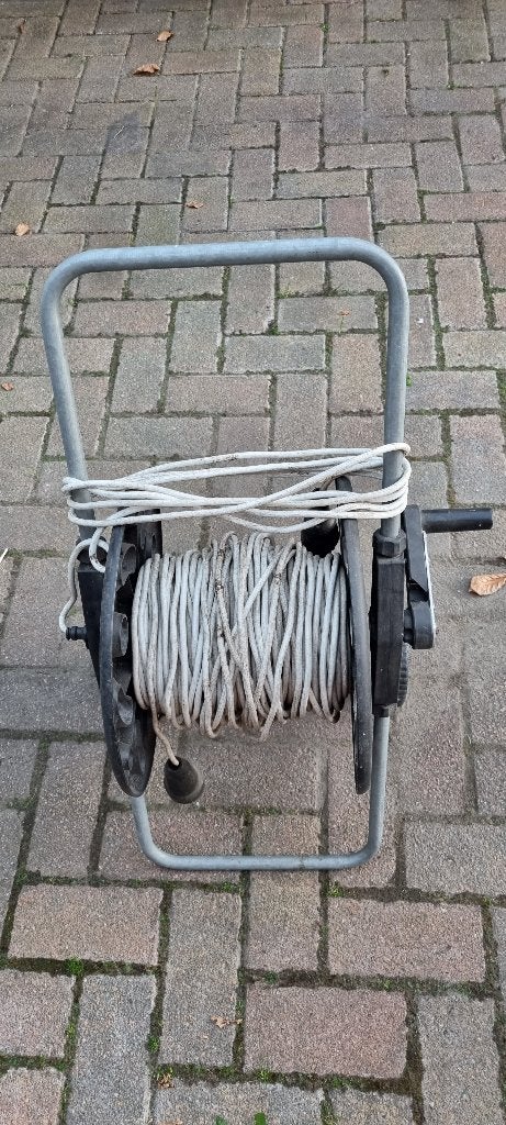 Kabelhaspel incl. snoer, Ophalen, Gebruikt, Kabel of Snoer