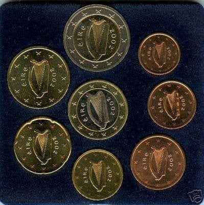 Diverse setjes Ierland 1 cent t/m 2 euro UNC in munthoes !!!, Verzenden, Ierland, Overige waardes, Setje