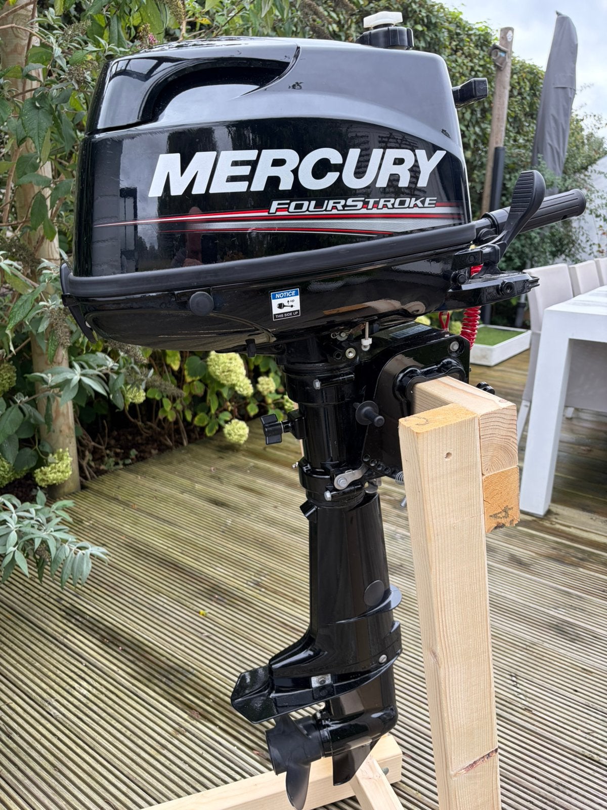 Mercury 4 pk buitenboordmotor, Ophalen, Zo goed als nieuw