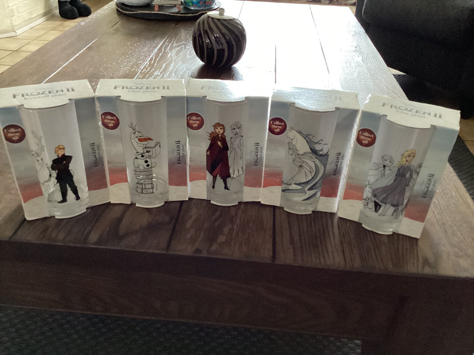 5 nieuwe frozen II glazen, Ophalen, Nieuw, Frisdrankglas