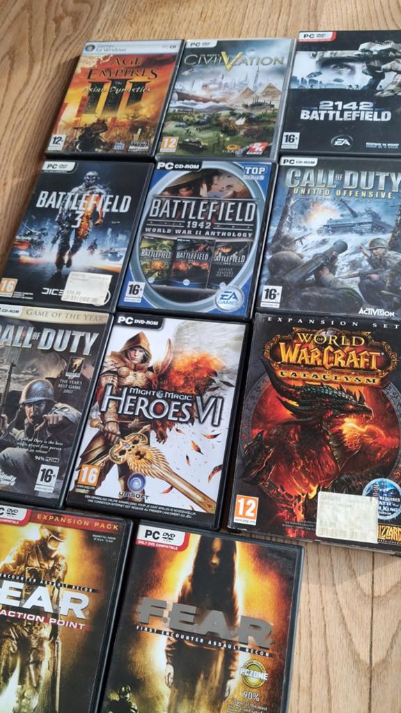 PC Games  Battlefield, Call of Duty, F.E.A.R. & me, Spelcomputers en Games, Games | Pc, Online, Shooter, 1 speler, Ophalen of Verzenden