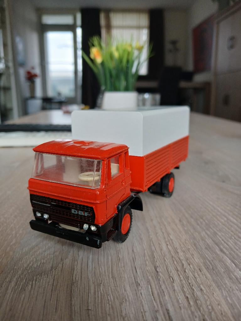 lion  daf, Hobby en Vrije tijd, Ophalen of Verzenden, Zo goed als nieuw, Bus of Vrachtwagen, Lion Toys