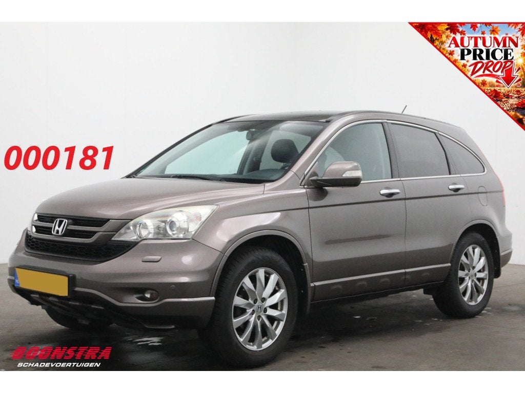 Honda CR-V 2.0i Executive Pano Navi Leder Memory SHZ Camera, Euro 5, Gebruikt, Zwart, 150 pk