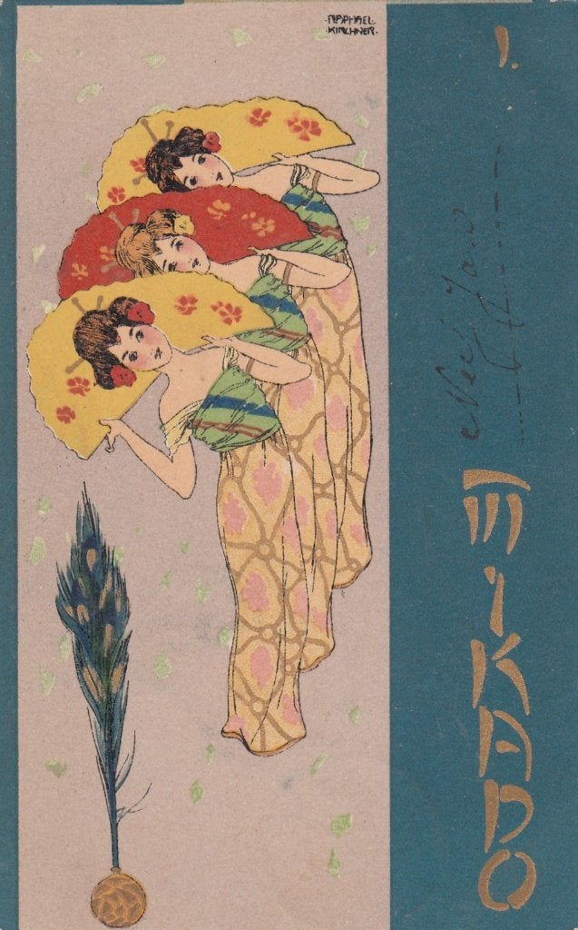 Raphael Kirchner (I), Verzenden, Voor 1920, Gelopen, Cultuur en Media