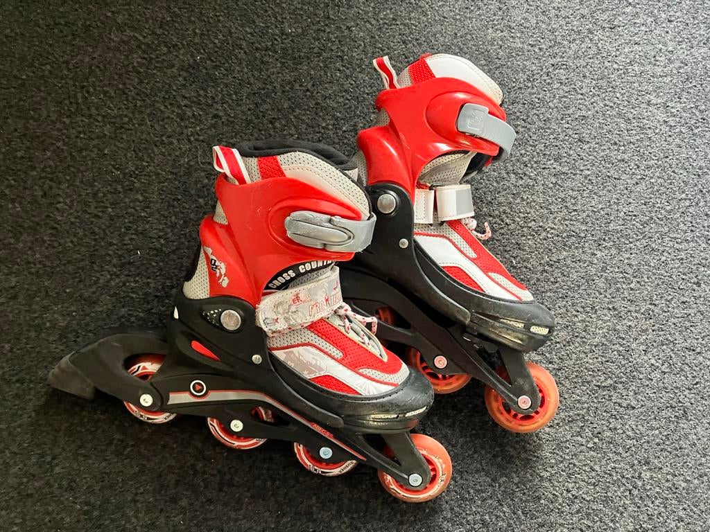 Skeelers verstelbaar maat 34-37 Rusher, Overige merken, Kinderen, Ophalen of Verzenden, Inline skates 4 wielen