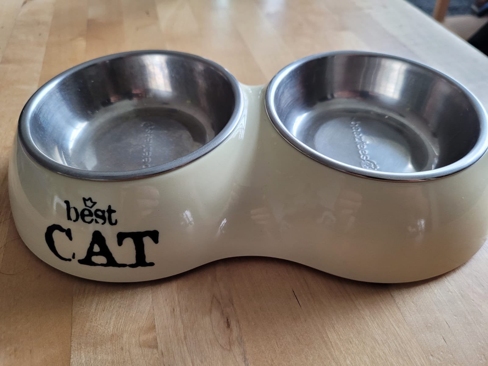 Beeztees kattenvoer en -drink bak cat kat katten beeztees, Ophalen of Verzenden, Gebruikt