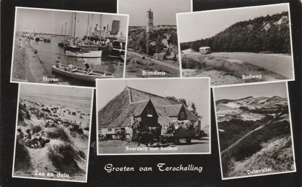 groeten van terschelling, Ophalen of Verzenden, 1960 tot 1980, Waddeneilanden