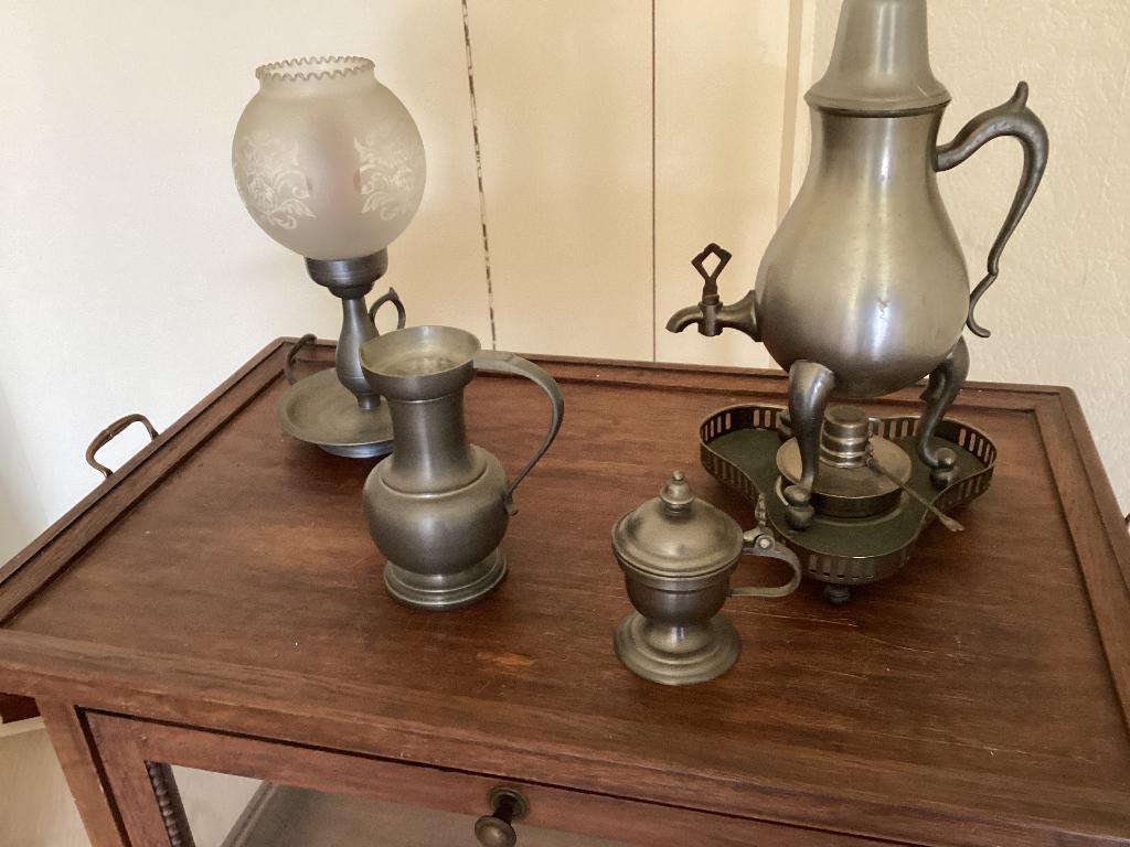Tinnen voorwerpen, Antiek en Kunst, Antiek | Tin, Ophalen of Verzenden