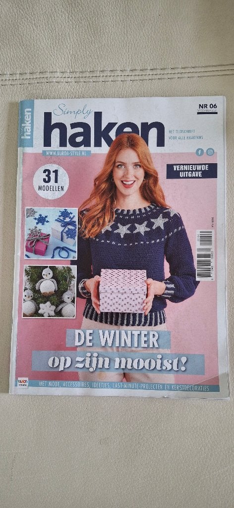 Simply haken (dec. 2021), Ophalen of Verzenden, Gebruikt, Haken, Patroon of Boek