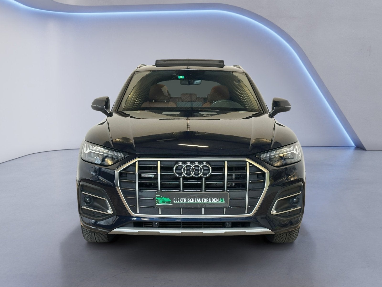Audi Q5 50 TFSI e Advanced edition|PANO|LEDER|NAP|, Automaat, Gebruikt, 4 cilinders, Blauw