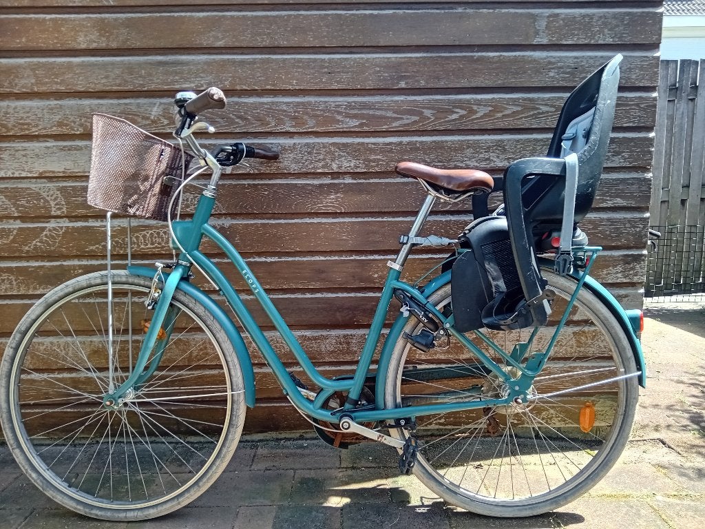 Decathlon Elops Ladies Bike with Child Seat - €100, Fietsen en Brommers, Ophalen, Zo goed als nieuw, Overige merken, Versnellingen