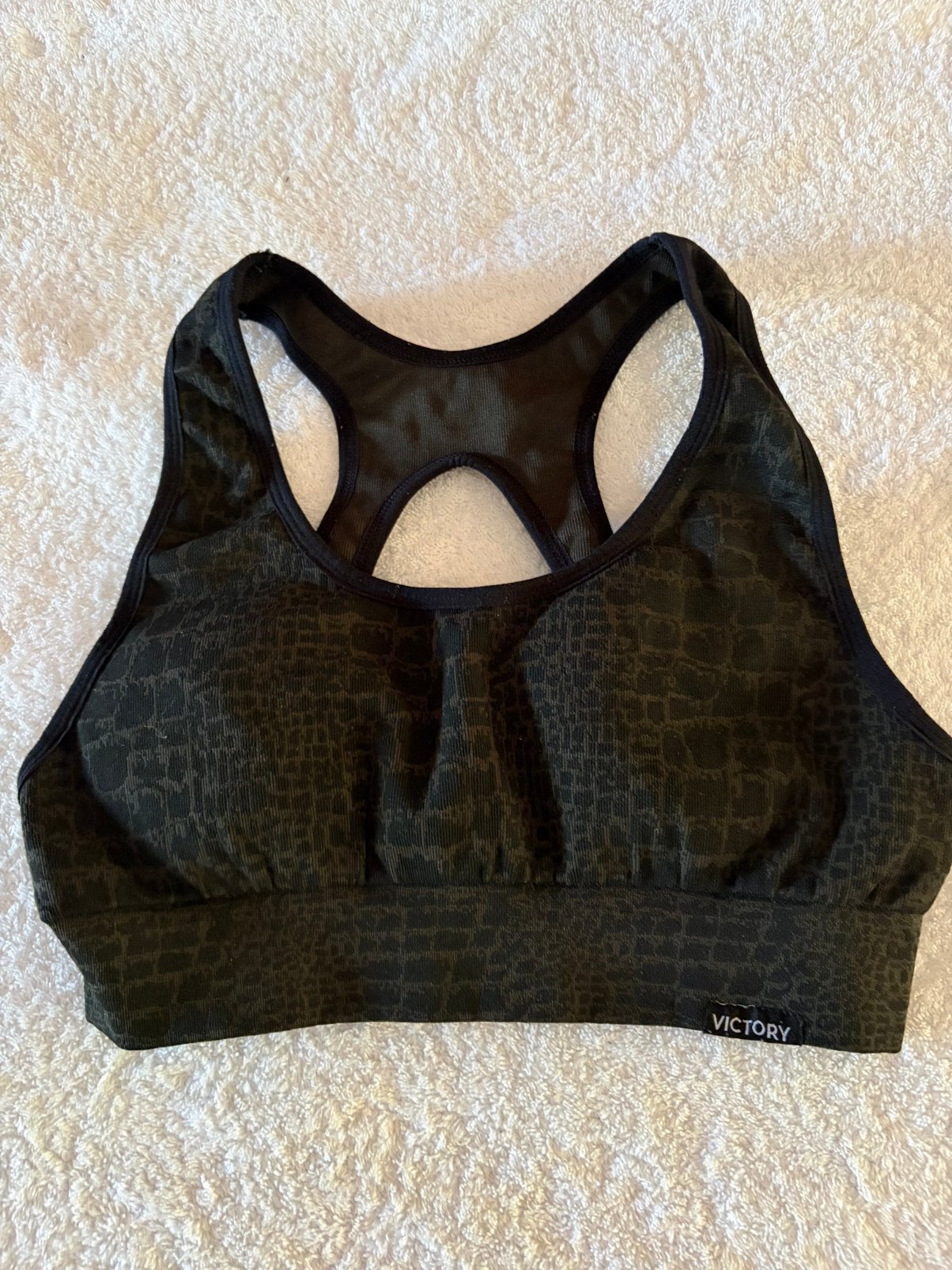 Sportbh zwart victory onder 32 niet uitgetrokken 41, Kleding | Dames, Maat 38/40 (M), Zwart, Ophalen of Verzenden, Fitness of Aerobics