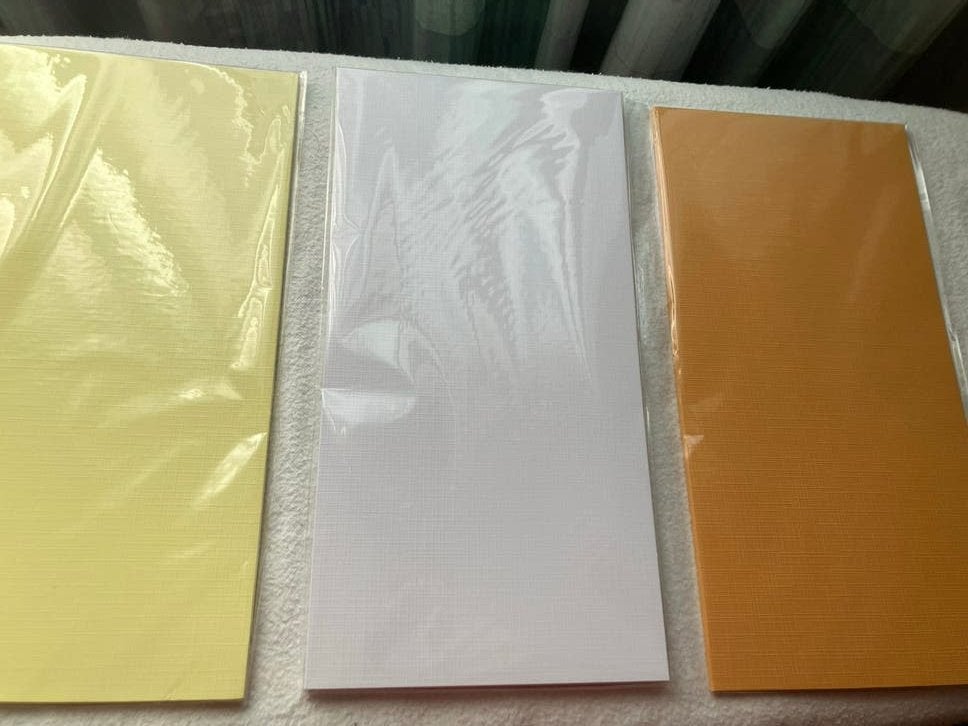 Knutselpapier met linnenstructuur - Diverse kleuren, Overige thema's, Nieuw, Meerkleurig, Ophalen of Verzenden