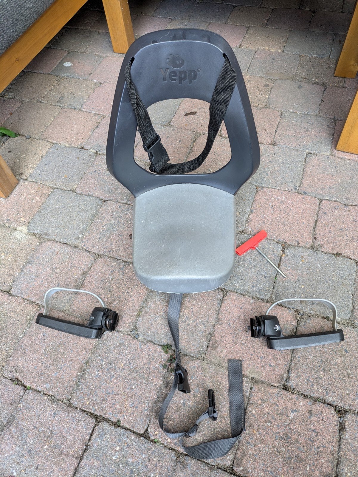 Yepp Achterzitje Fietsstoeltje met voetsteunen, Ophalen, Achterzitje, Yepp, 9 t/m 18 kg