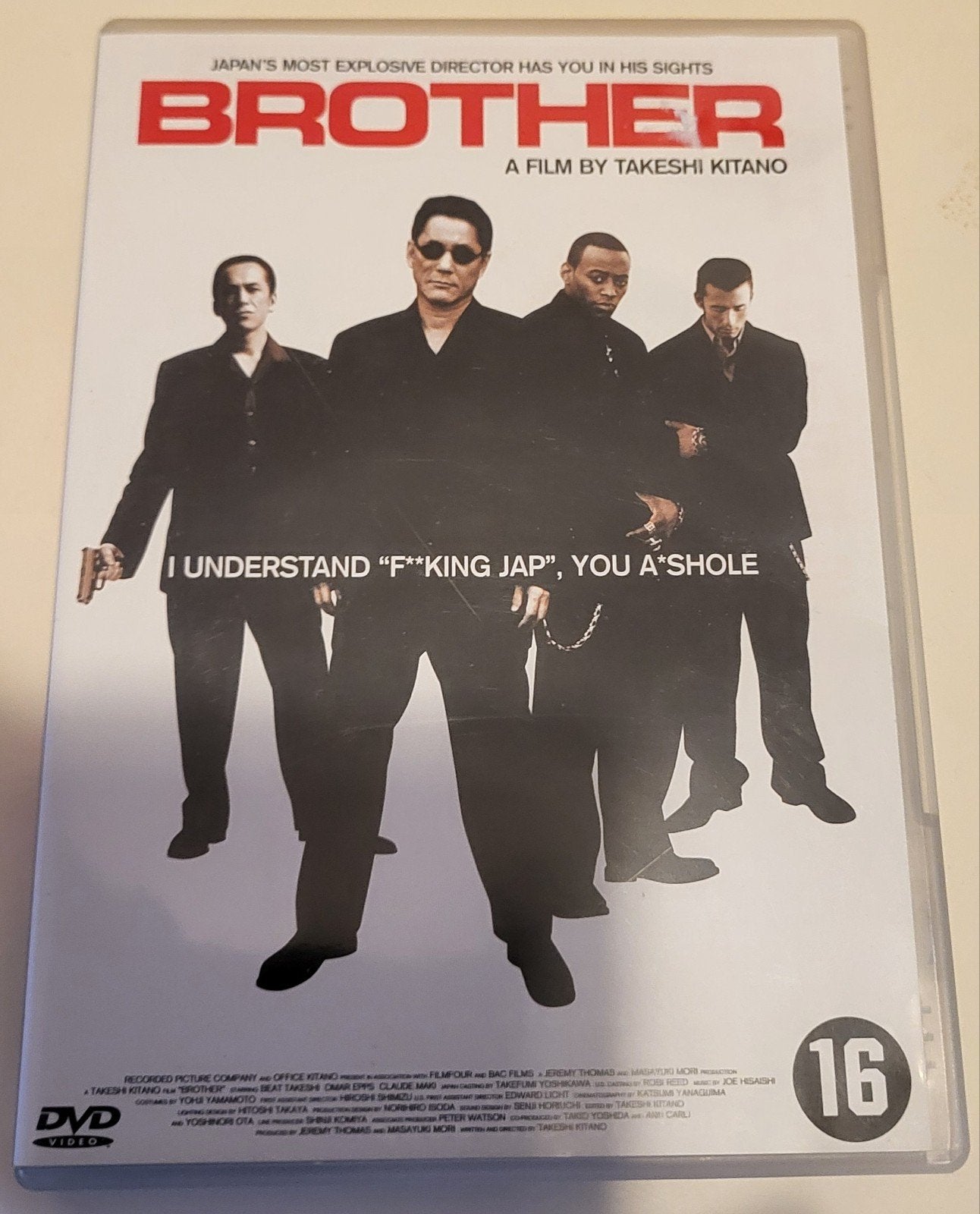 Brother - Film van Takeshi Kitano (DVD), Ophalen, Maffia en Misdaad, Vanaf 16 jaar, Breedbeeld