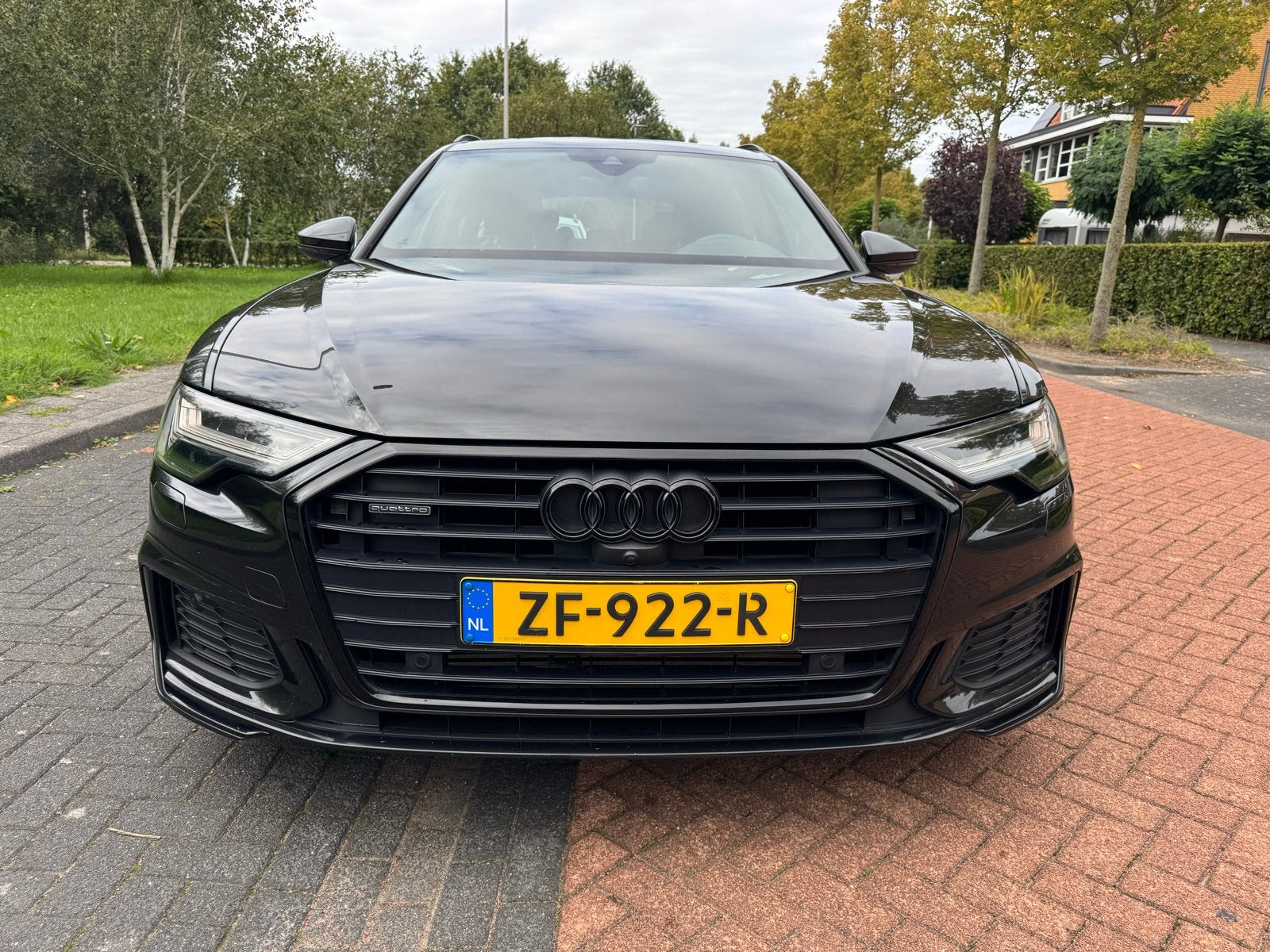 Audi A6 45 TFSI Quattro Sport S Line 360 Camera Pano B&O, Auto's, Automaat, Zwart, 4 cilinders, Leder en Stof