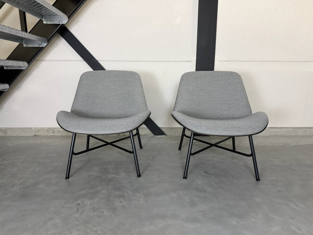 Pode by Leolux Nihan – set van 2 - Nieuwstaat, Ophalen, Leolux Artifort Jori, 75 tot 100 cm, Zo goed als nieuw
