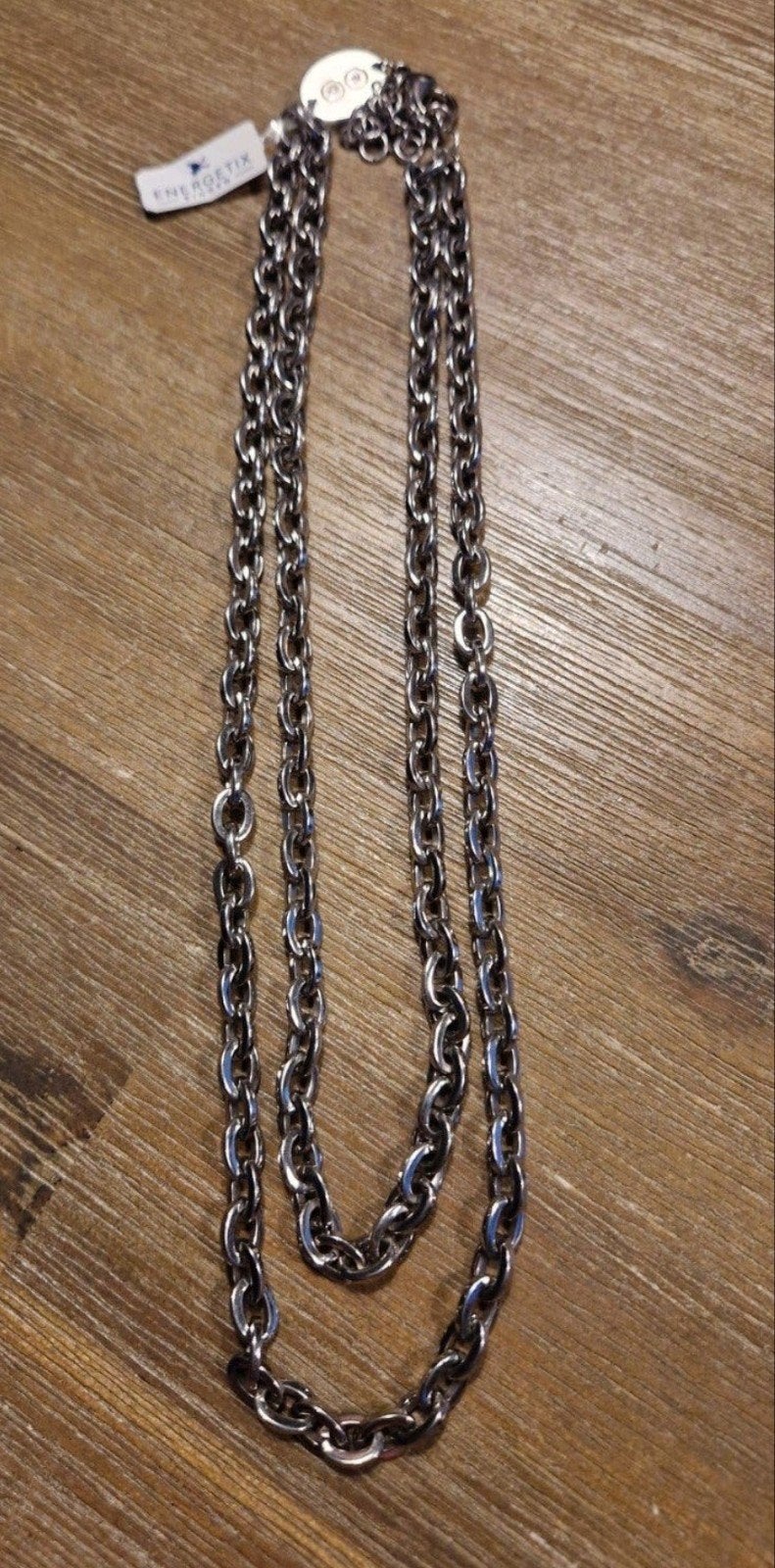 mooie ketting Energetix, Sieraden, Tassen en Uiterlijk, Ophalen of Verzenden, Nieuw, Zilver