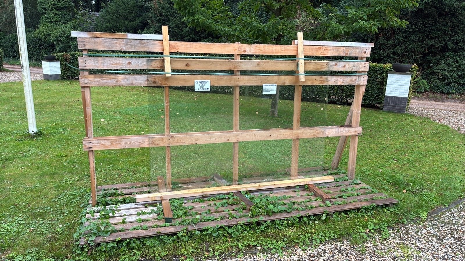 Grote pallet stellage - 3.00x1.20x1.70m (LxBxH), Ophalen, Gebruikt, 25 tot 50 mm, 250 tot 300 cm