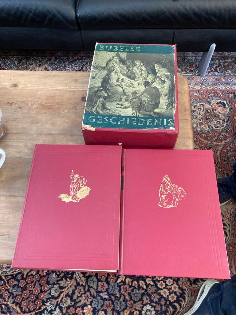 Bijbelse Geschiedenis Boekenset, Antiek en Kunst, Antiek | Boeken en Bijbels, Ophalen of Verzenden
