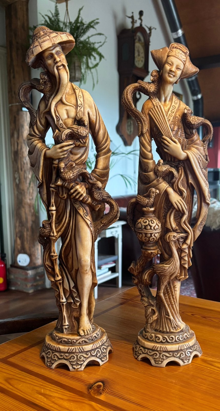Vintage Chinese beelden, Antiek en Kunst, Ophalen