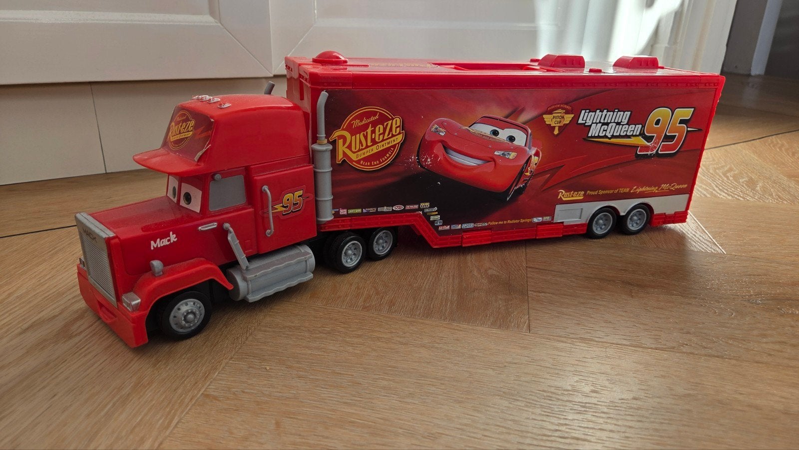 Cars Mack Truck Speelset - Bliksem McQueen, Ophalen of Verzenden, Gebruikt