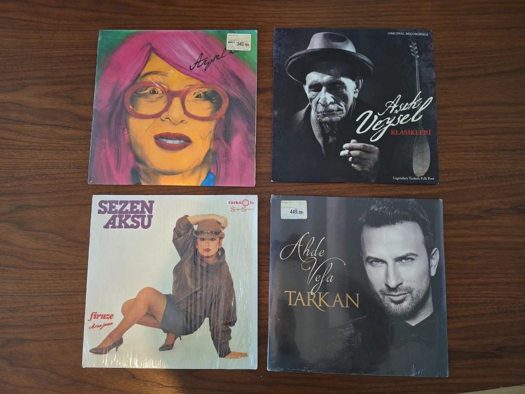 Partij 4 LP’s / Vinyl / Platen / Elpees - Turkse Artiesten, Ophalen of Verzenden, Gebruikt, Overige formaten