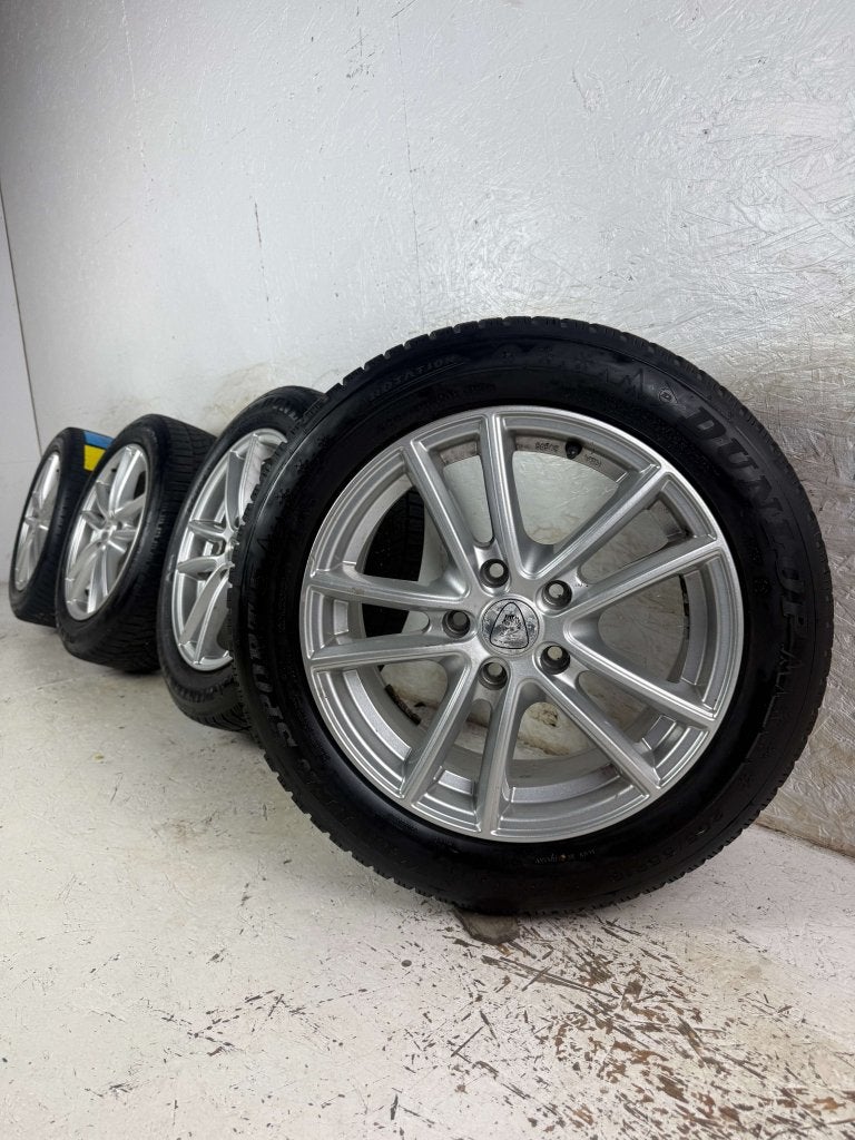 Volkswagen Golf Caddy Seat Leon velgen 16" 5x112 winterset, Niet ingevuld, Gebruikt, 16 inch, Banden en Velgen