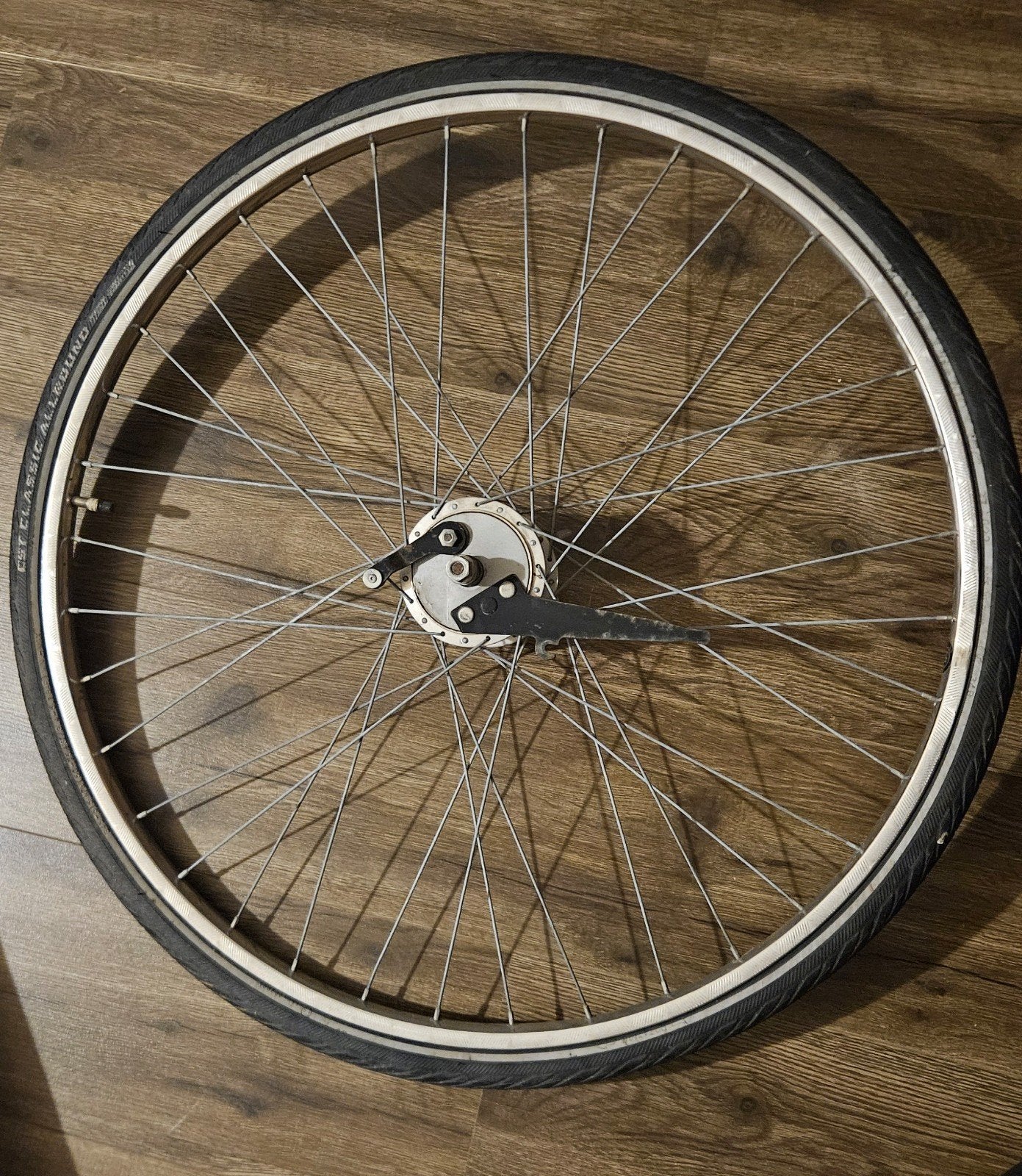 Fietswiel voorwiel 28 inch Sturmey Archer Elite VT, Ophalen of Verzenden, Band