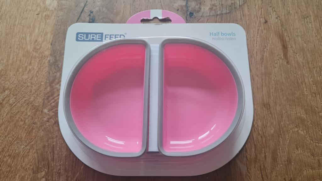 Surefeed roze halve voerbakjes, Dieren en Toebehoren, Kattenvoerbakken en Drinkbakken, Ophalen of Verzenden, Nieuw
