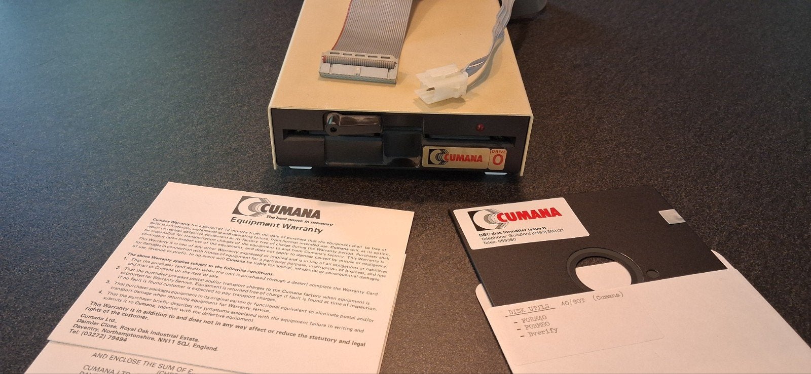 Cumana Externe Floppy Drive voor BBC MICRO, Computers en Software, Vintage Computers, Verzenden, Cumana