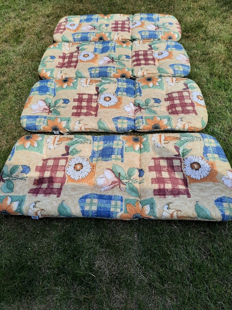 Tuinkussens in opbergtas, Tuin en Terras, Tuinmeubel-accessoires, Ophalen, Gebruikt