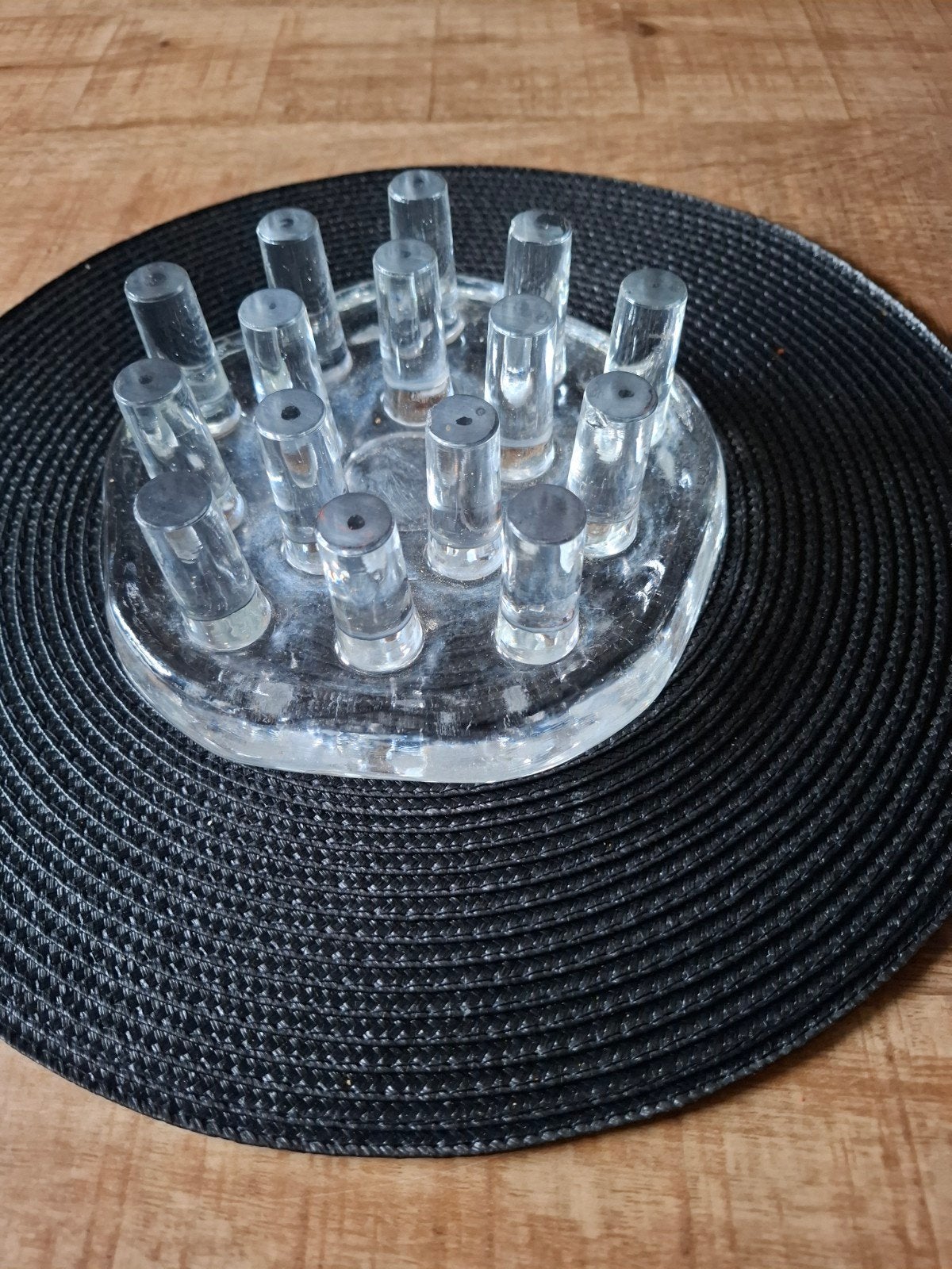 Vinted Glazen Theelichthouder / Theepotwarmer Jaren 70, Antiek en Kunst, Antiek | Glas en Kristal, Ophalen