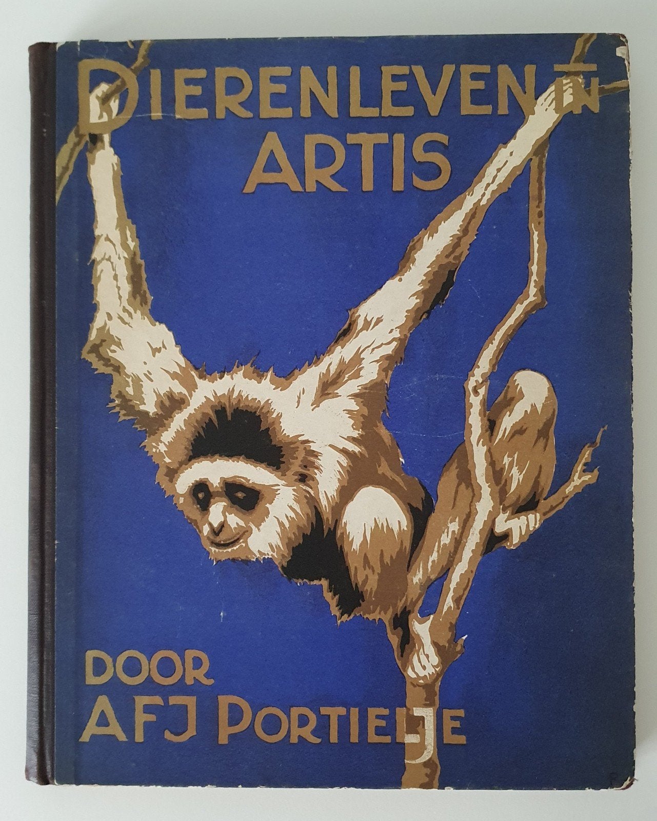 Verkade album Dierenleven in Artis Portielje, Ophalen of Verzenden, Gelezen