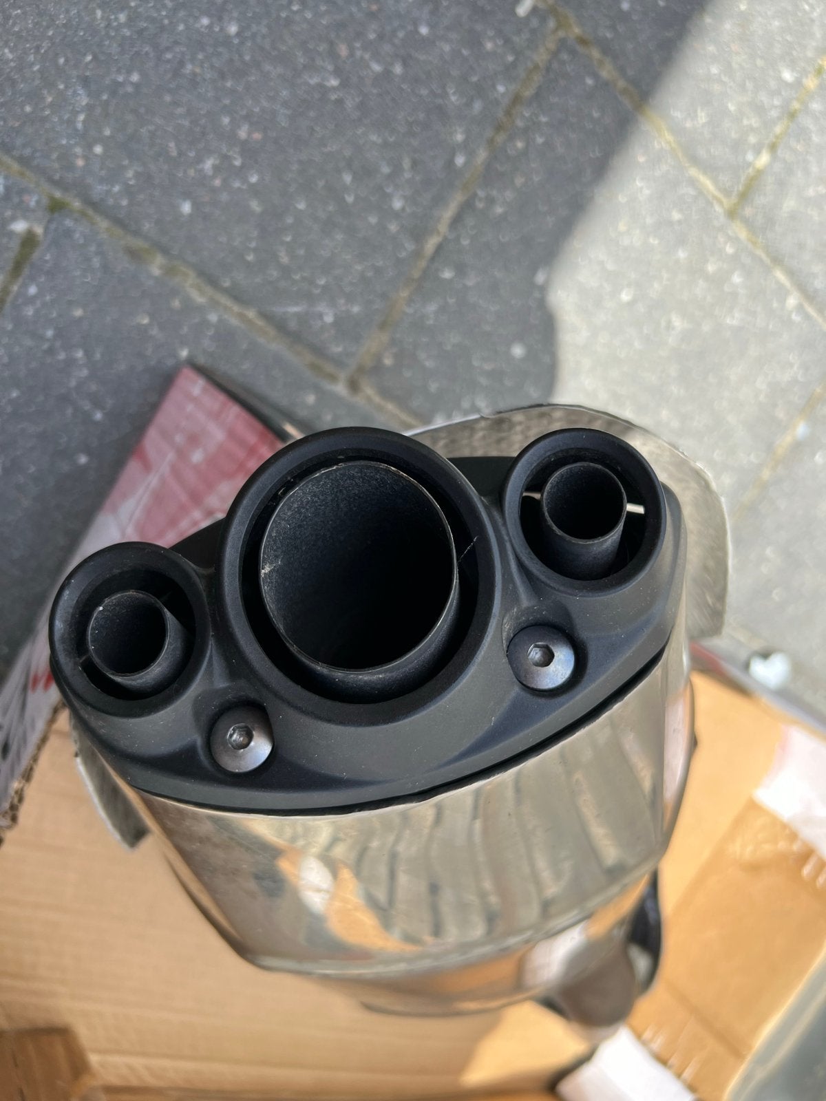 Originele uitlaatdemper Triumph Daytona 675 2006-2008, Ophalen of Verzenden, Gebruikt