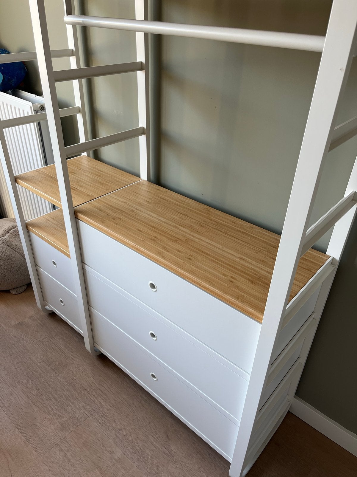 Open kledingkast IKEA, Huis en Inrichting, Kasten | Kledingkasten, Ophalen, Gebruikt, 100 tot 150 cm, 200 cm of meer
