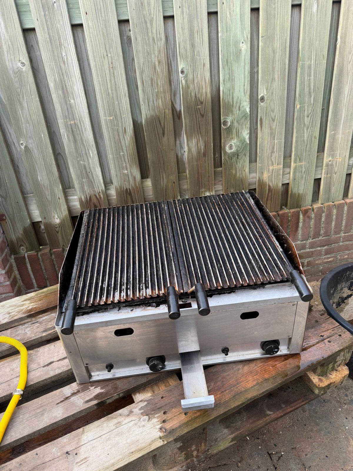 Lavagrill te koop op aardgas, Ophalen, Fornuis, Frituur en Grillen