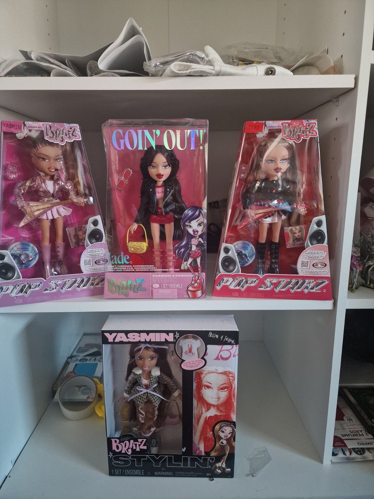 4 bratz poppen nieuw in doos, Verzamelen, Poppen, Nieuw, Pop, Ophalen of Verzenden