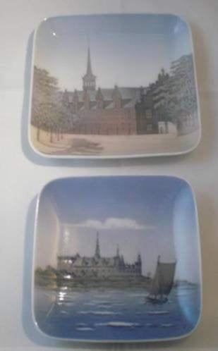 ROYAL COPENHAGEN / KOPENHAGEN * Twee Bordjes * Plates *, Verzenden