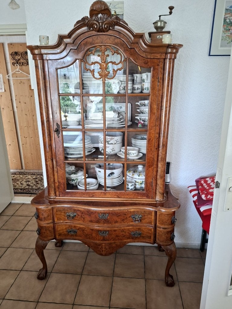 Biedermeier Kast + Buffet, Eiken kloostertafel + stoelen, Ophalen, Gebruikt, Ten dele antiek, 4 tot 6 stoelen