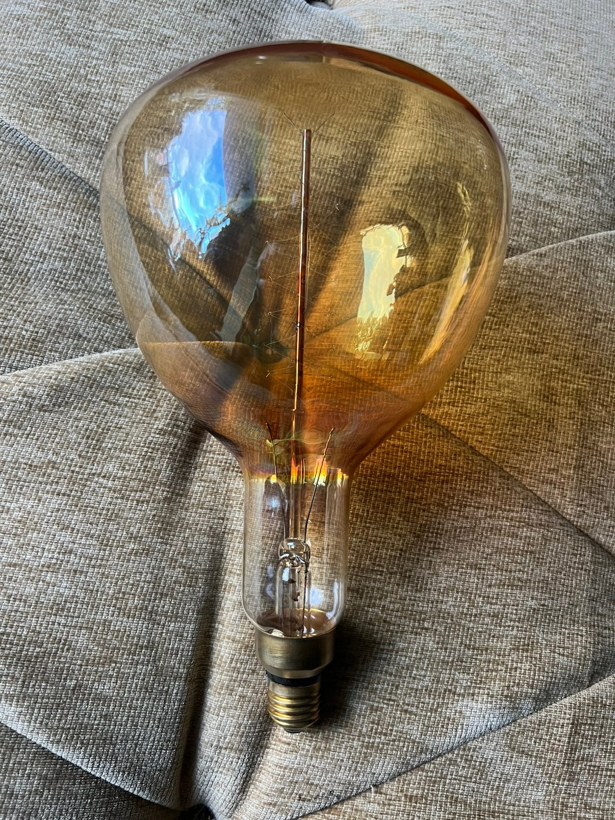 Grote Mammoet Lamp Grote Vitting., Gloeilamp, 60 watt of meer, Ophalen of Verzenden, Zo goed als nieuw