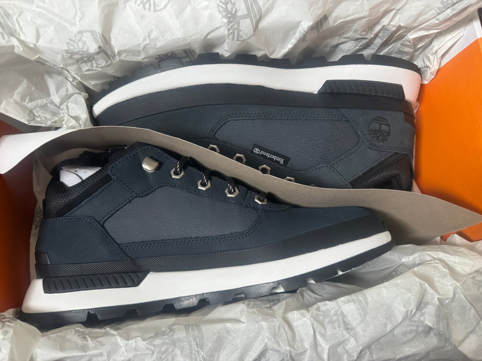 Timberland Field Trekker Low Lace Sneaker Navy, Ophalen of Verzenden, Nieuw, Blauw, Sneakers of Gympen