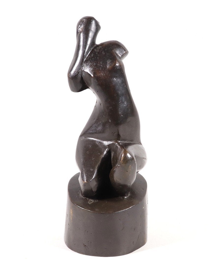 Prachtig bronzen beeld gesigneerd, Antiek en Kunst, Ophalen of Verzenden