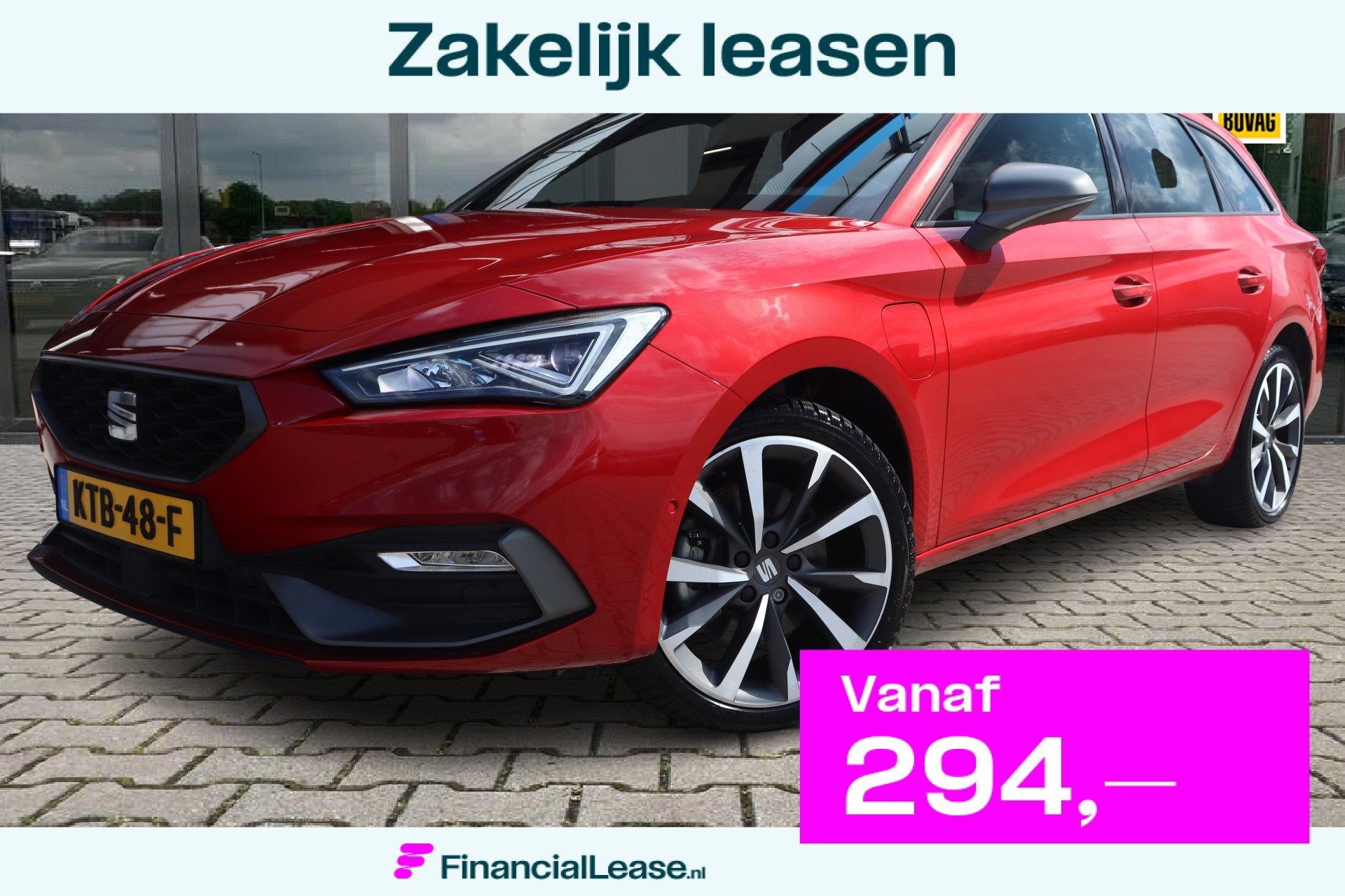 SEAT Leon Sportstourer 1.4 TSI eHybrid PHEV FR | Pano | Came, Gebruikt, 4 cilinders, Leon, Leder en Stof