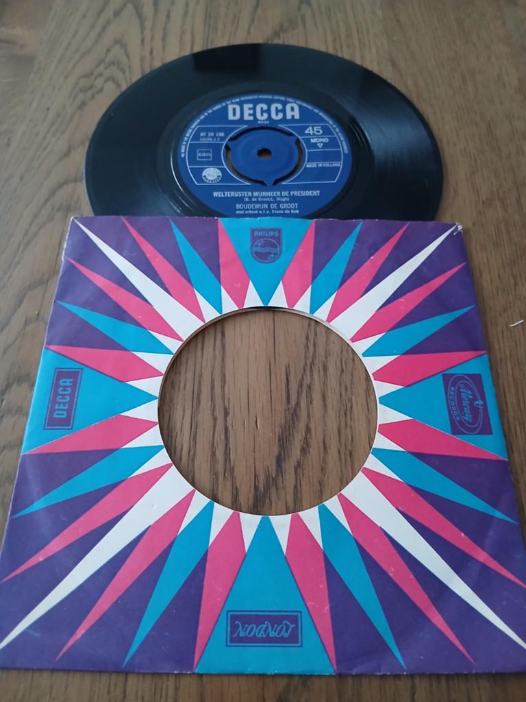 VINYL SINGLE   BOUDEWIJN DE GROOT, Overige formaten, Ophalen of Verzenden, Zo goed als nieuw, Levenslied of Smartlap