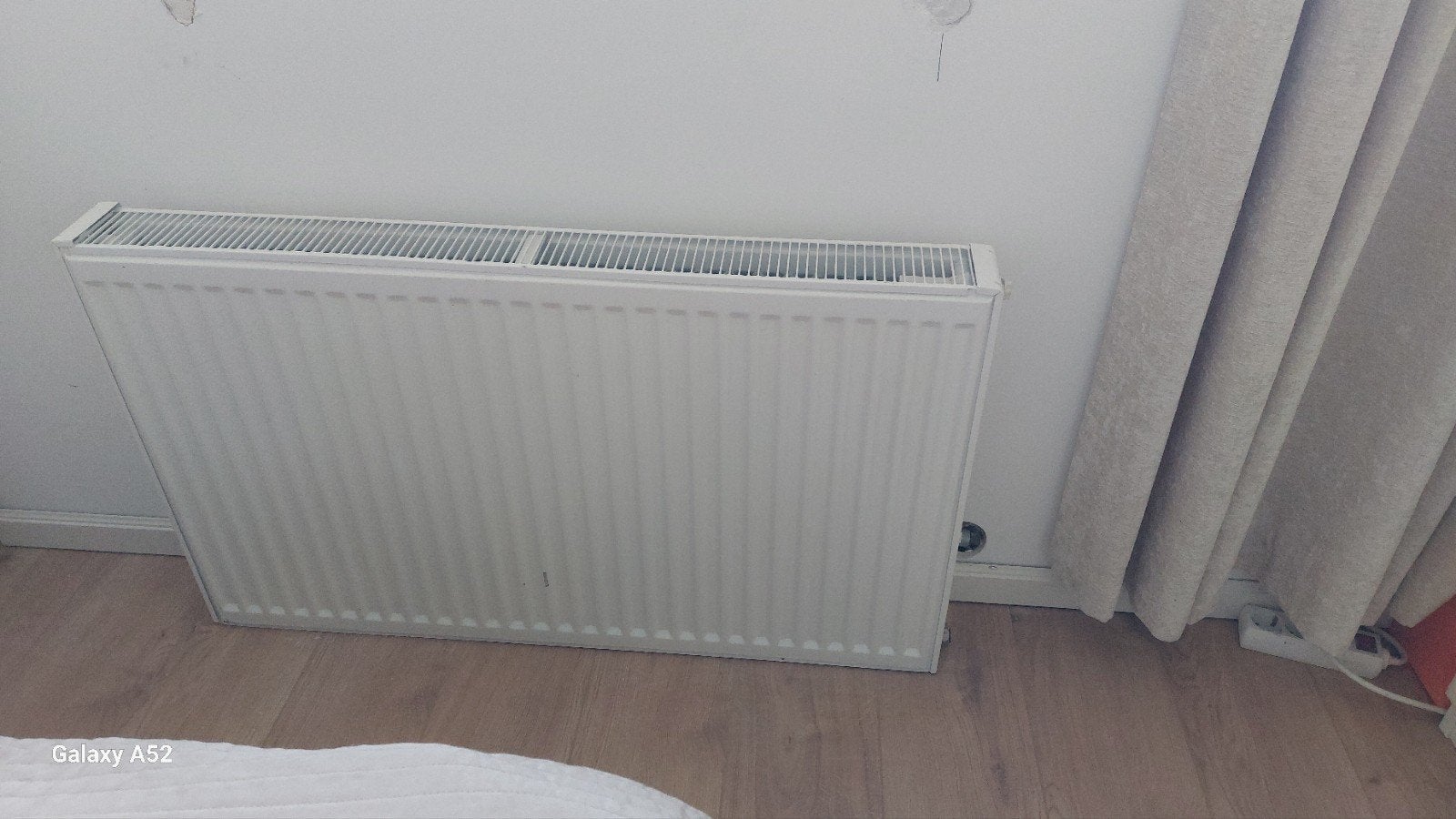Radiator 100x60 cm - Wit, gebruikt, 30 tot 80 cm, Gebruikt, Radiator, Ophalen of Verzenden