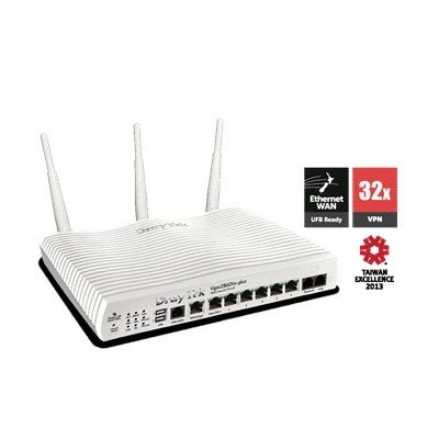 Draytek Vigor2860Vn-Plus VDSL2ADSL2+ & Gigabit-WAN VPN Firew, Ophalen of Verzenden, Gebruikt, Router met modem, DrayTek